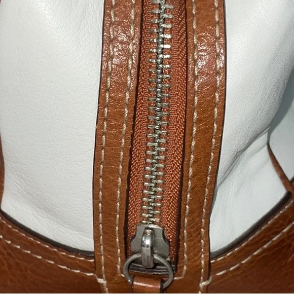 Coach Leather satchel, classic, white,  NWOT - Picture 9 of 12